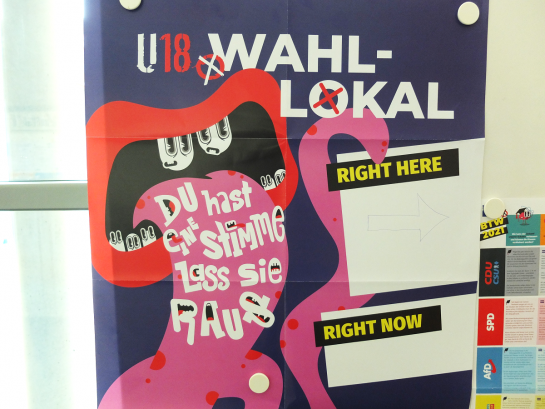 U18 Wahl Plakat