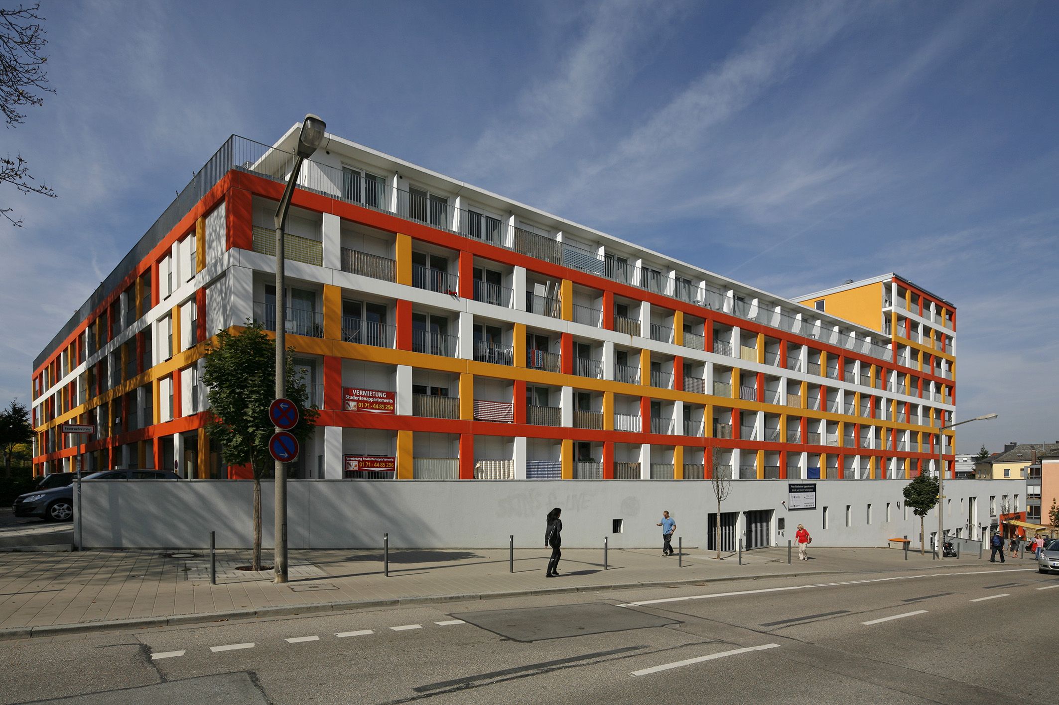 Fotografie: Das Studentenwohnheim in der Galgenbergstraße