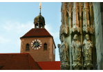 Blick vom Westportal des Domes auf St. Johann © Stephan Rockinger, Stadt Regensburg