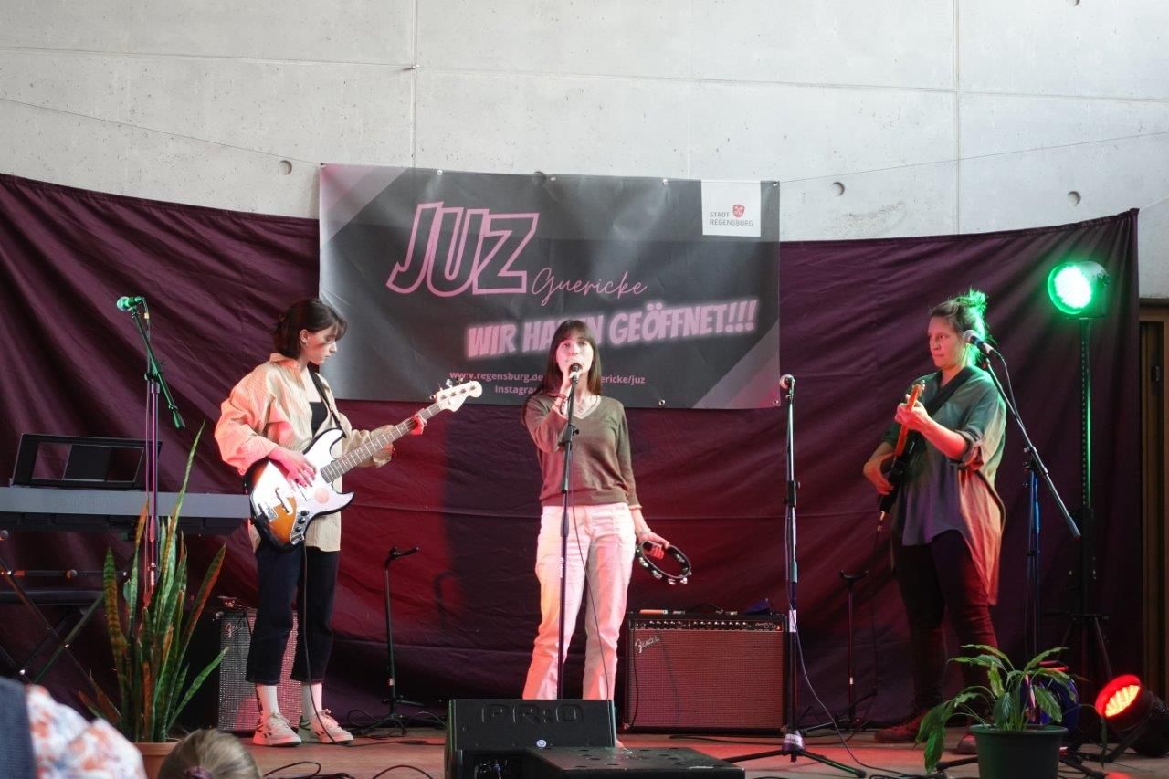 Auftritt der Band 