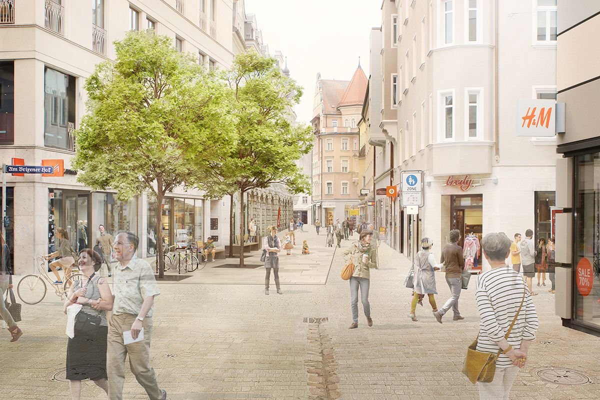 Neugestaltung Fußgängerzone