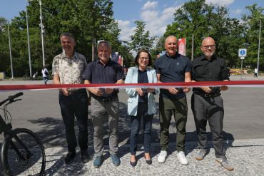 Eröffnung des neugestalteten Bahnhofsvorplatzes