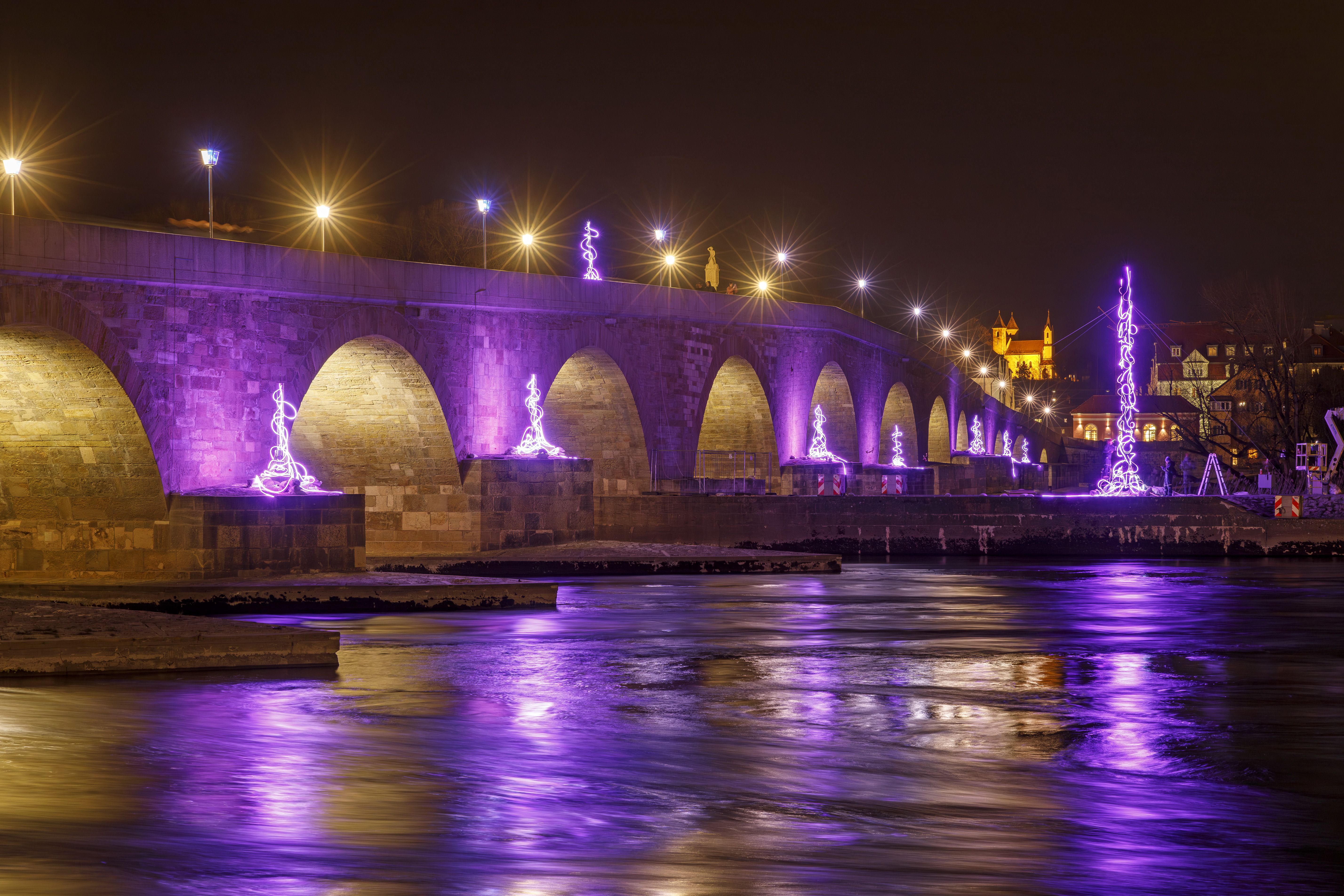 Fotografie: RE.LIGHT an der Steinernen Brücke