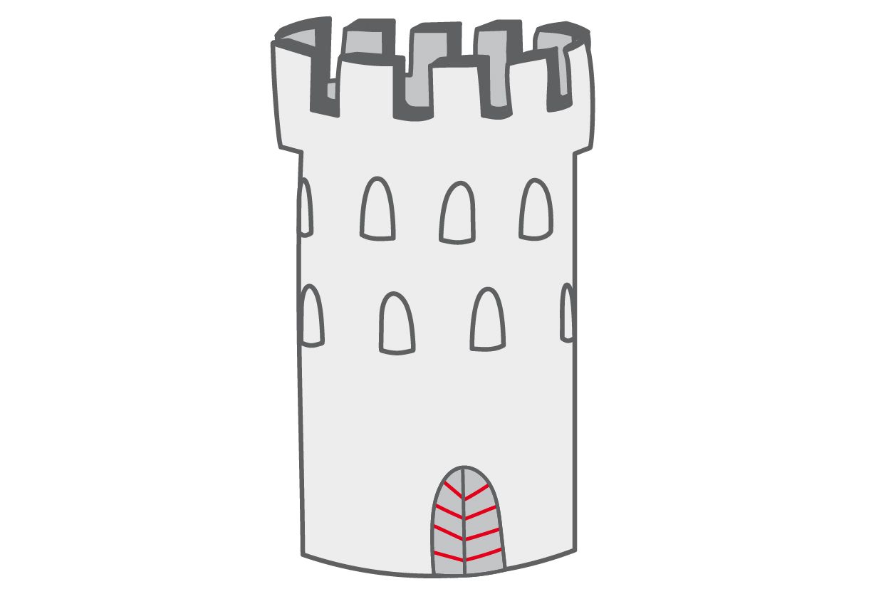 Grafik: Turm