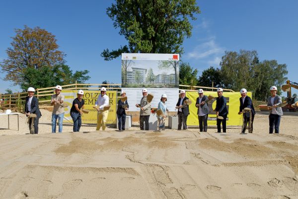 Fotografie: Spatenstich für das Baufeld MU4 in der ehemaligen Prinz-Leopold-Kaserne