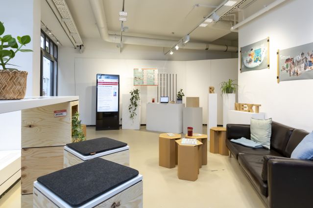 Pop-up-Raum im Degginger mit verschiedenen Abstimmmöglichkeiten