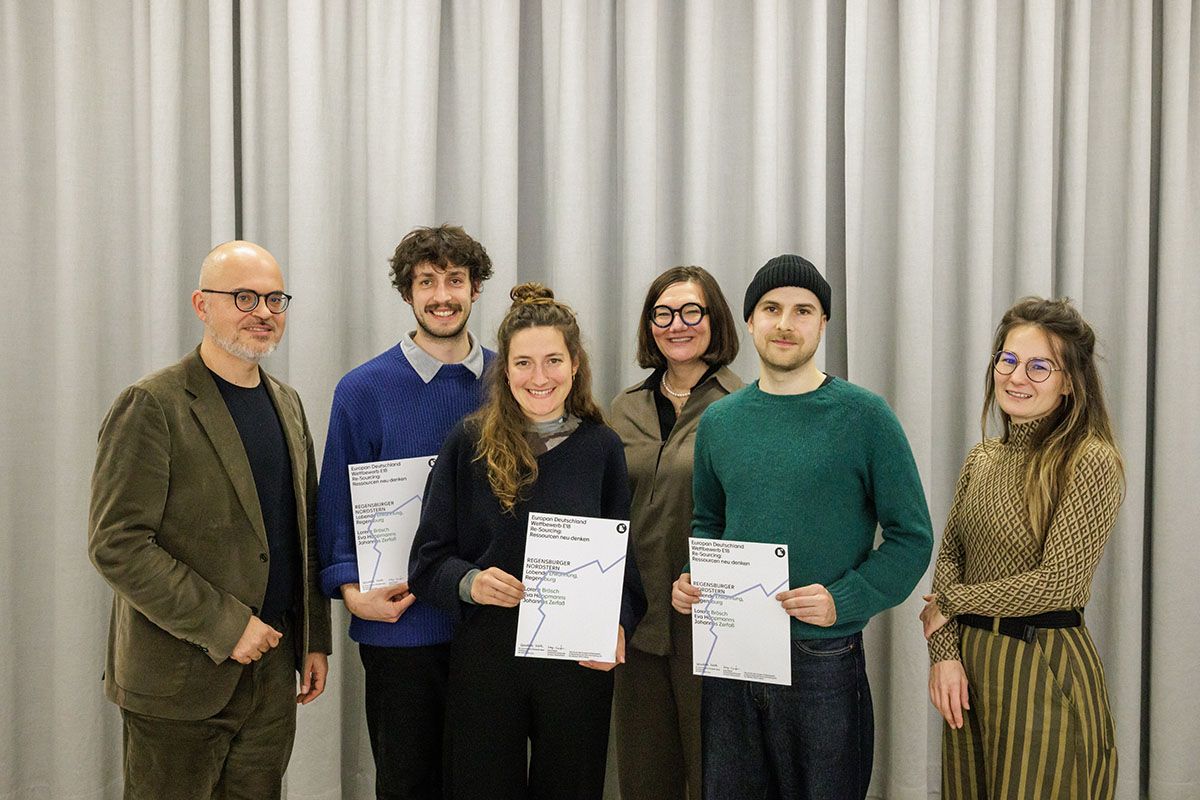 Wettbewerb EUROPAN E18 - Preisverleihung Berlin - Auf dem Bild sind die Preisträger des von „Regensburger Nordstern“ zu sehen (Lobende Erwähnung)