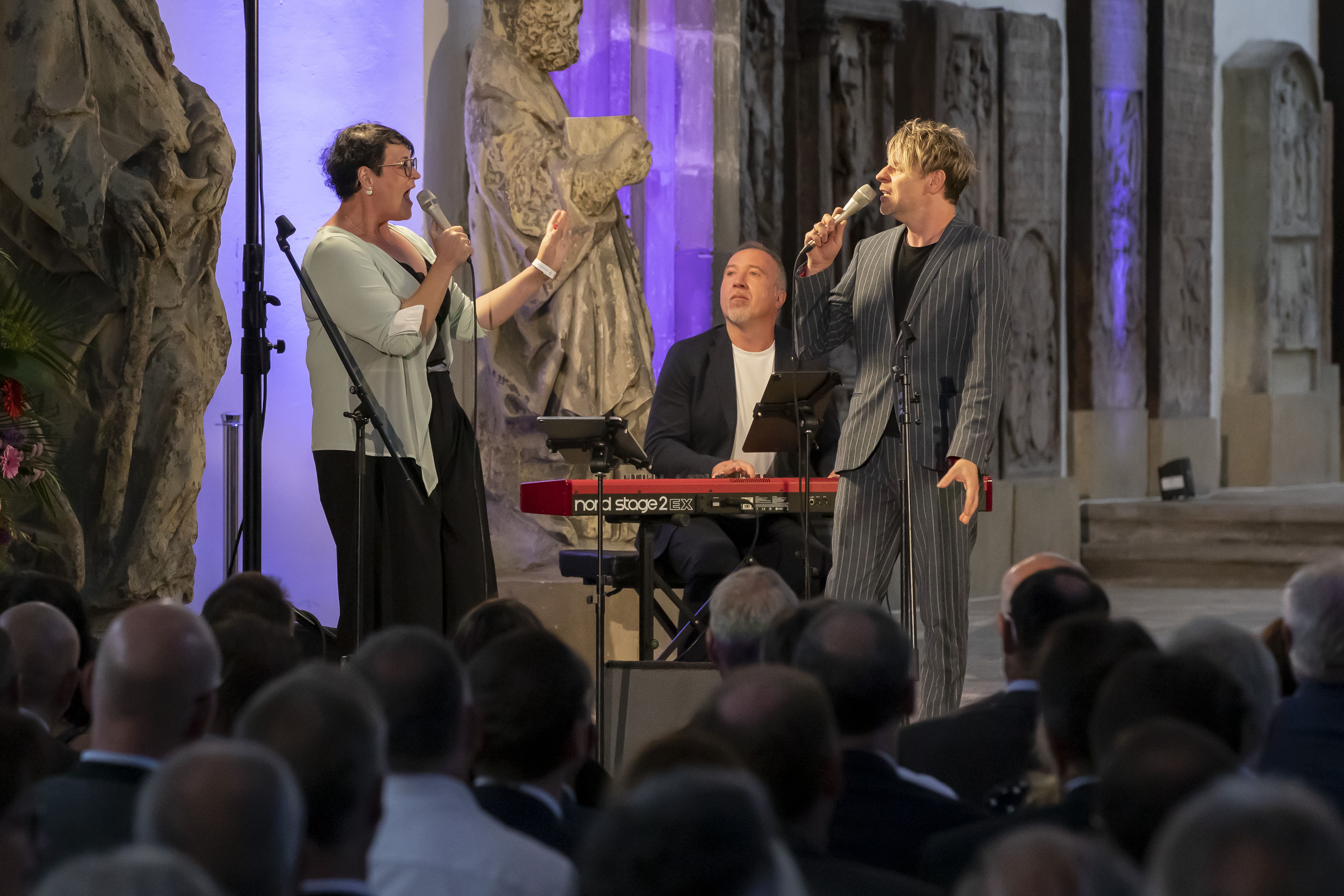 Fotografie: Musikalische Umrahmung beim Empfang in der Minoritenkirche