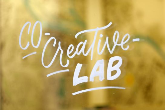 Schriftzug Co-Creative-Lab © Stefan Effenhauser