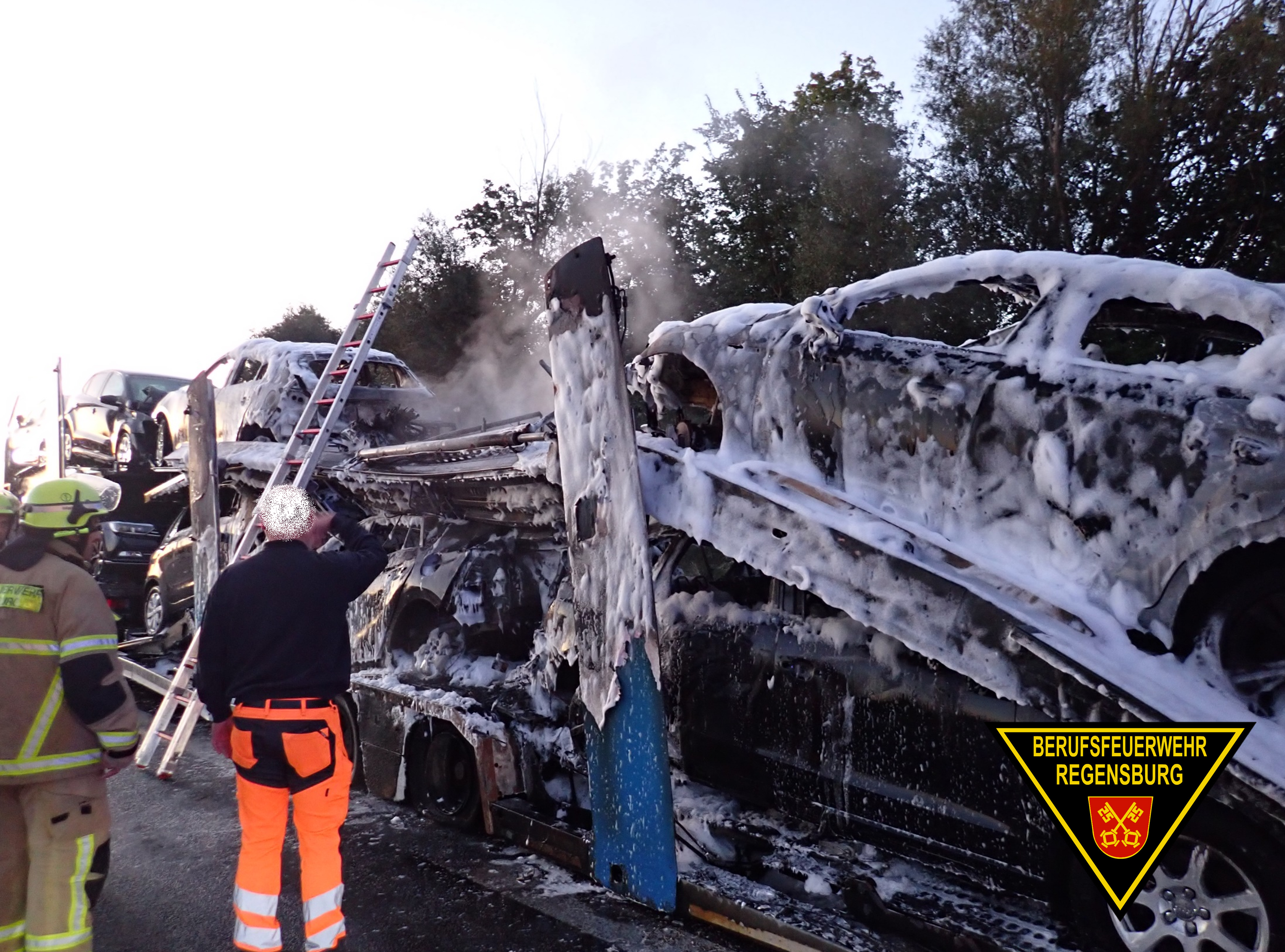 Brand LKW