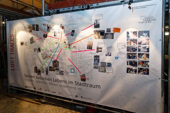 ECHY 2018 - Lost Traces - Bauzaun (C) Bilddokumentation Stadt Regensburg