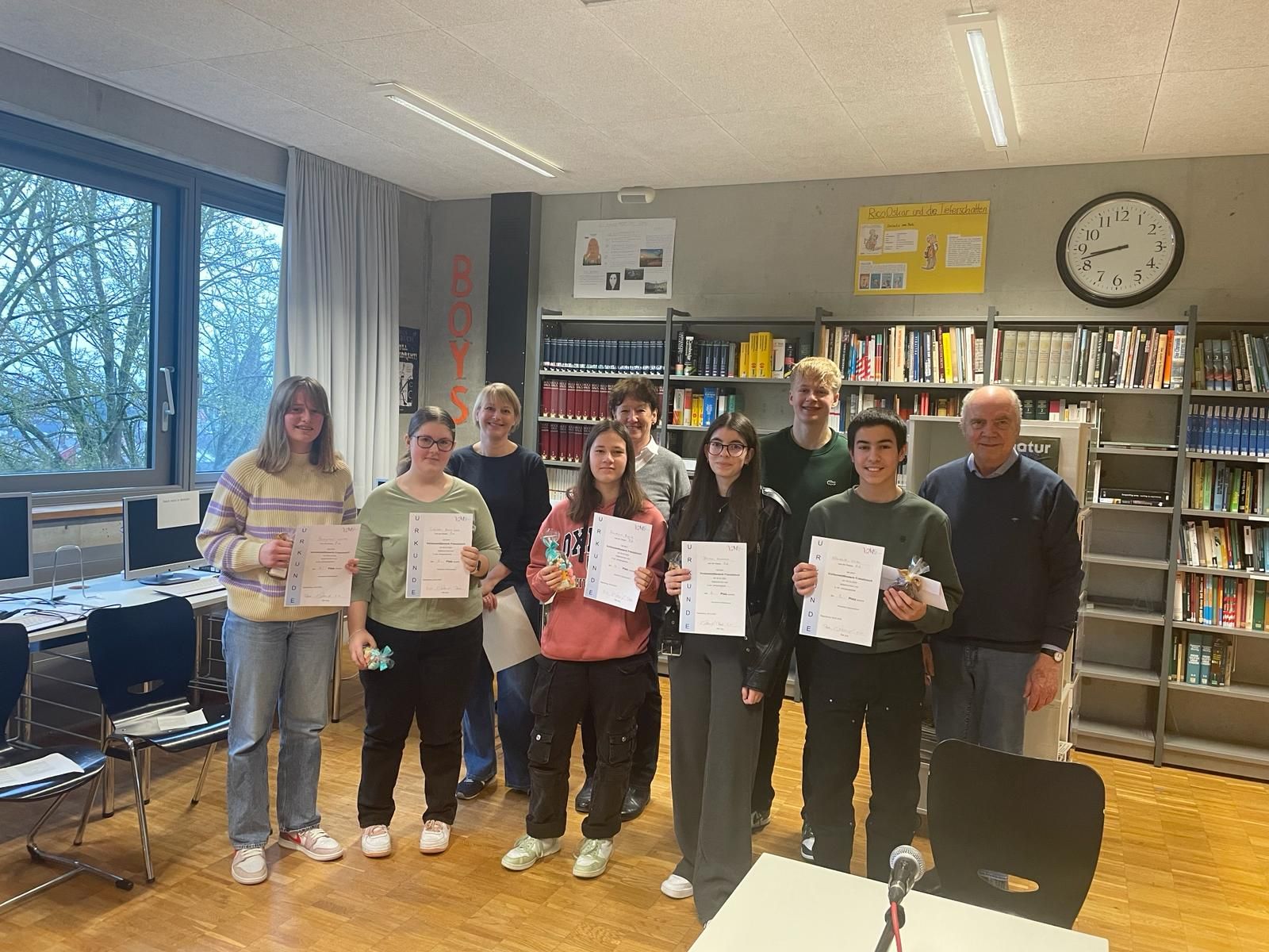 Französischer Lesewettbewerb am VMG_1T