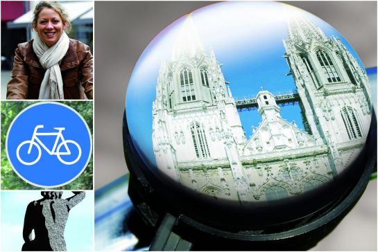 Bildcollage für den Fahrrad-Stadtplan (C) Stadt Regensburg - Stadtplanungsamt