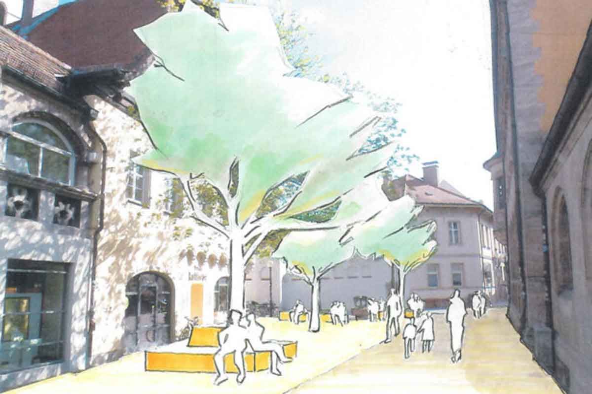 Fußgängerzone - Fotos - Planungen - Schwarze-Bären-Straße