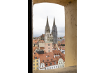 Fotografie: Blick aus dem Rathausturm auf die Altstadt (C) Bilddokumentation Stadt Regensburg