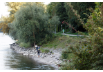 Fotografie - Blick von Staustufe zum Donauufer (C) Bilddokumentation Stadt Regensburg