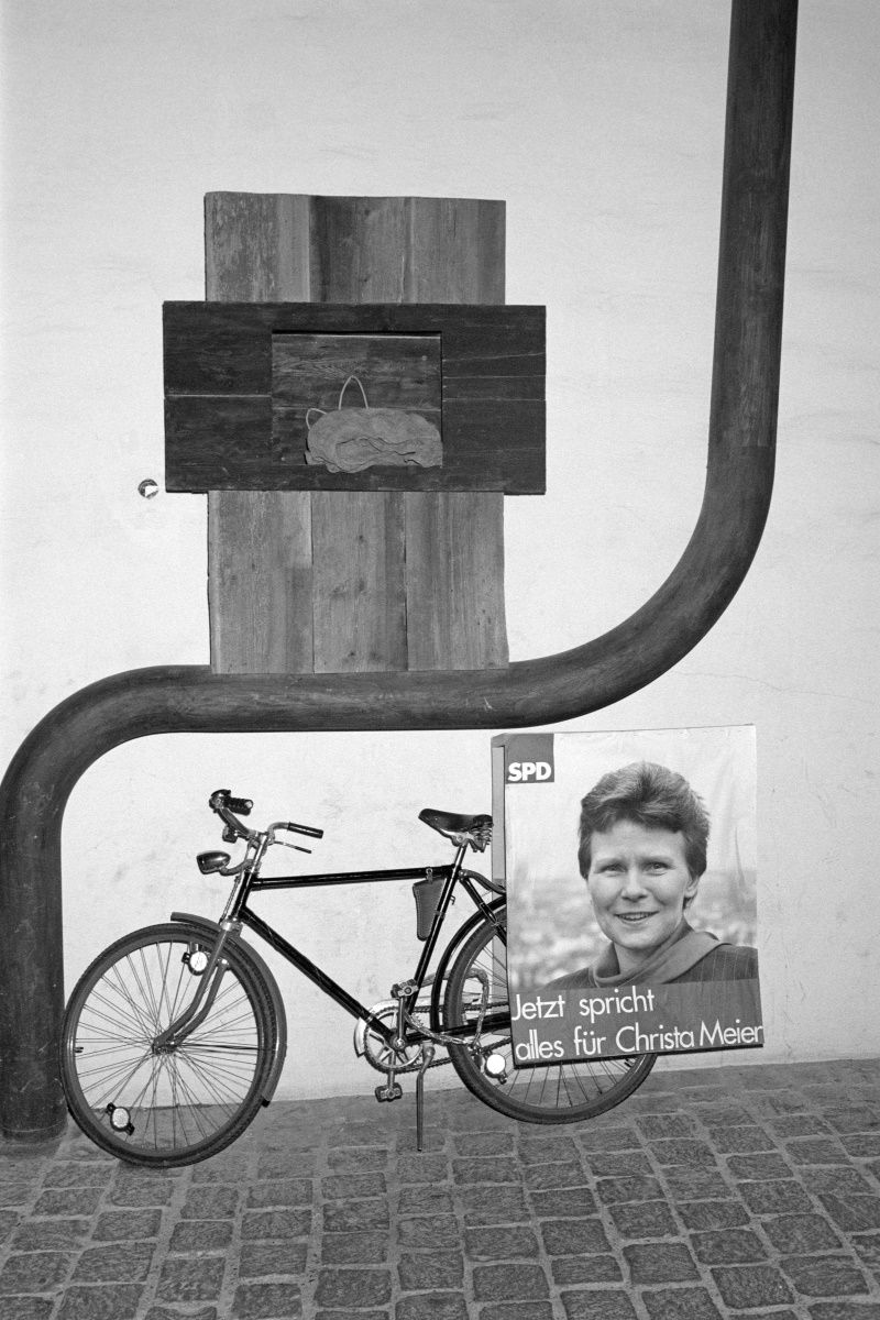 Fotografie: Wahlkampfplakat 1990