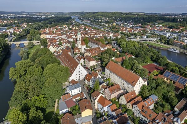 Fotografie: Blick auf Stadtamhof