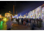 Fotografie: Großer Besucherandrang bei der illuminierten Brauerei Pilsner Urquell (C) Bilddokumentation Stadt Regensburg