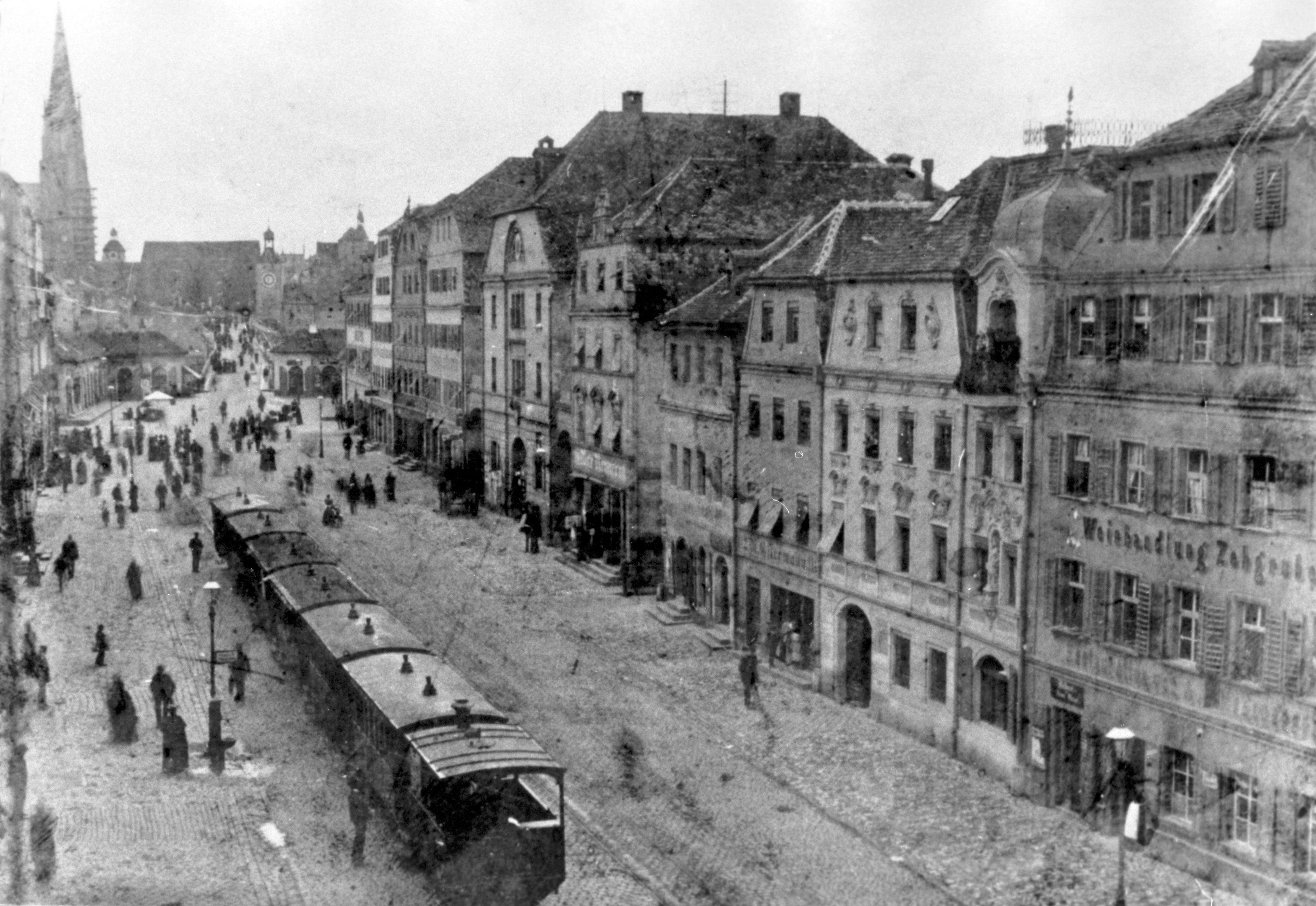 Fotografie: Stadtamhof 1890