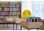 Fotografie - Die Bücherei Nord bietet viele Bilderbücher an. © Andrea Borowski