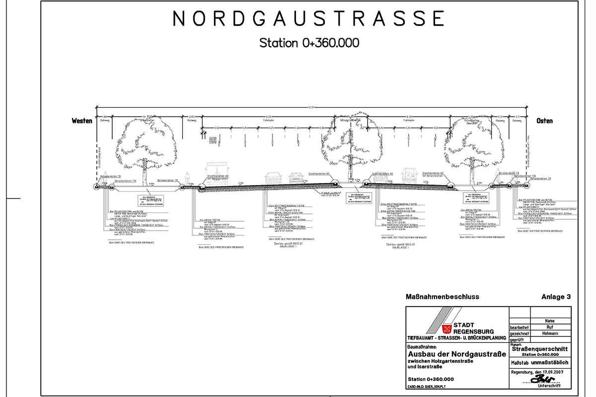Nordgaustraße - Plan 1