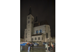 Fotografie - Schmetterlings-Videoinstallation an der Neupfarrkirche (C) Bilddokumentation Stadt Regensburg
