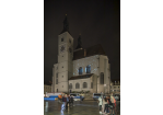 Fotografie - Schmetterlings-Videoinstallation an der Neupfarrkirche