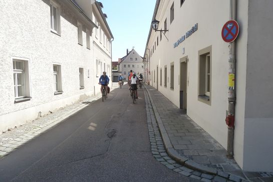 Neben fünf anderen Straßen wird im Herbst auch die Andreasstraße das Netz ergänzen. (C) Stadt Regensburg, Thomas Großmüller