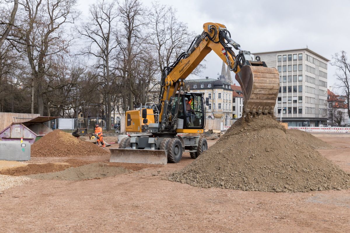 Fotografie - Bauarbeiten Keplerareal