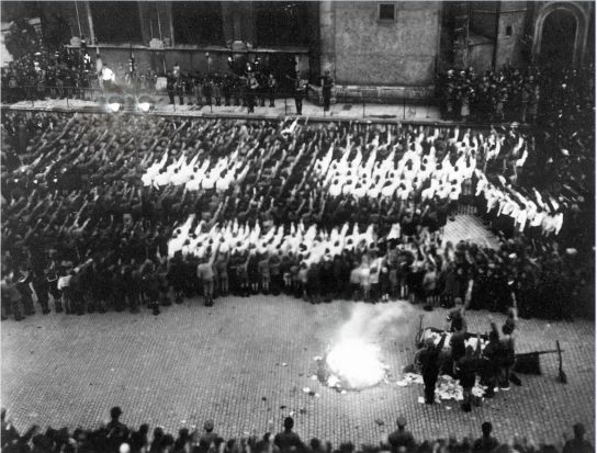 Bücherverbrennung 1933 (C) Bilddokumentation Stadt Regensburg