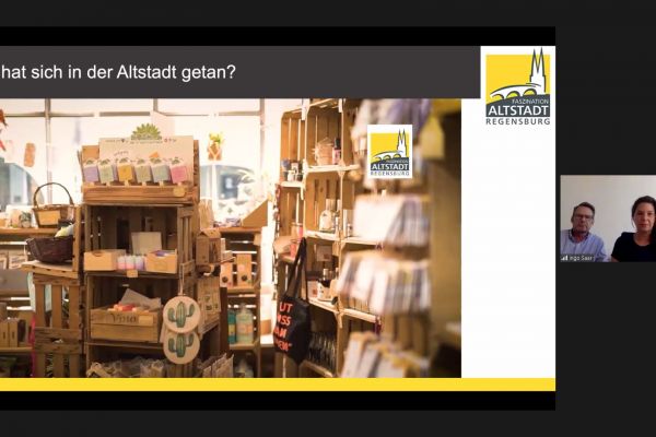 Screenshot Online Veranstaltung Immobilienforum Altstadt