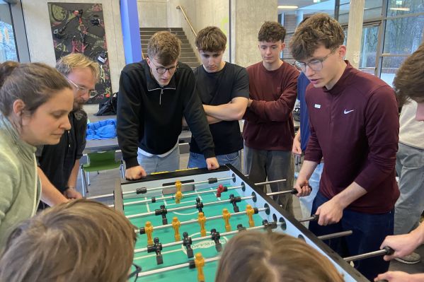 Alle haben Spaß, egal ob groß, klein oder Lehrer