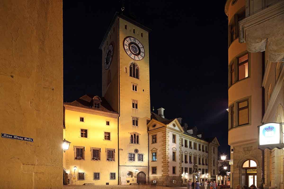 Gebäudeanstrahlung - Altes Rathaus