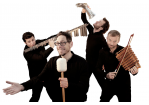 Gruppenfoto des Ensembles Elbtonal Percussion (C) Fritz Meffert