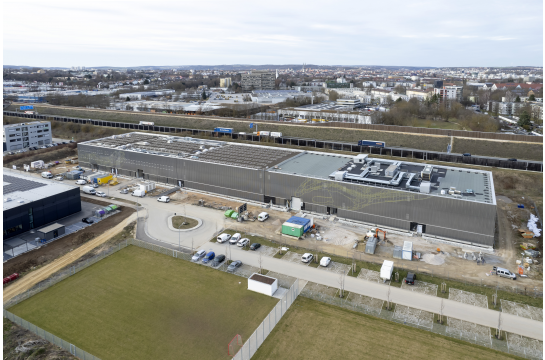Fotografie: Luftaufnahme des Museumsdepots