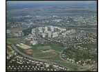 Ein Luftbild des Stadtteils Königswiesen ca. 1990er Jahre