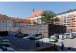 Fotografie - Innenhof der Polizeiinspektion am Minoritenweg (C) Bilddokumentation Stadt Regensburg
