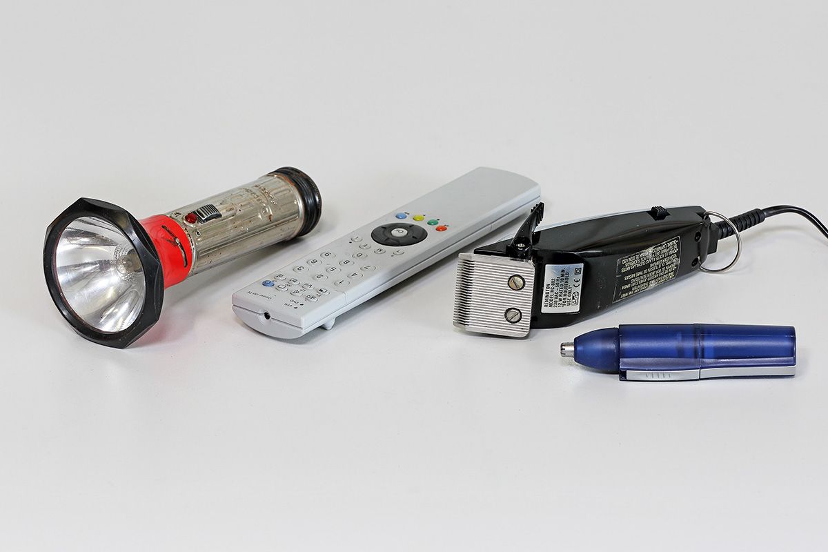 Fotografie - kleine Elektrogeräte zur Entsorgung