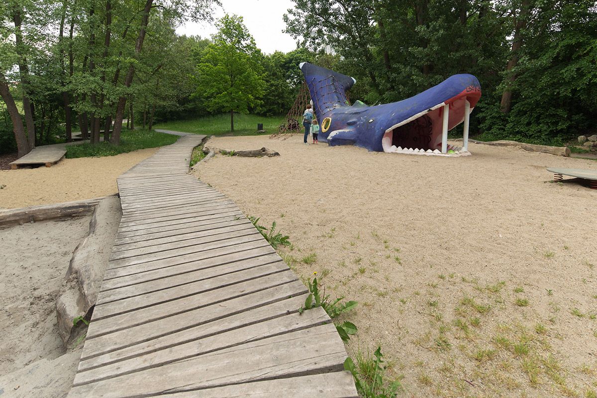 Fotografie - Spielplatz im Park
