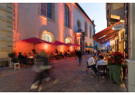 Fotografie: Abendstimmung in der Gesandtenstraße (C) Bilddokumentation Stadt Regensburg