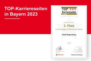 Auszeichnung TOP-Karriereseiten in Bayern 2023 - SZ Media Bayern und Karriereportal Jobware