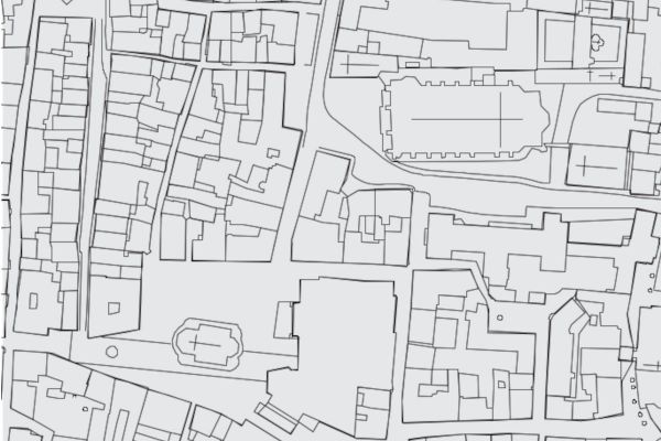 Grafik - Grundkarte des Regensburger Stadtgebiets