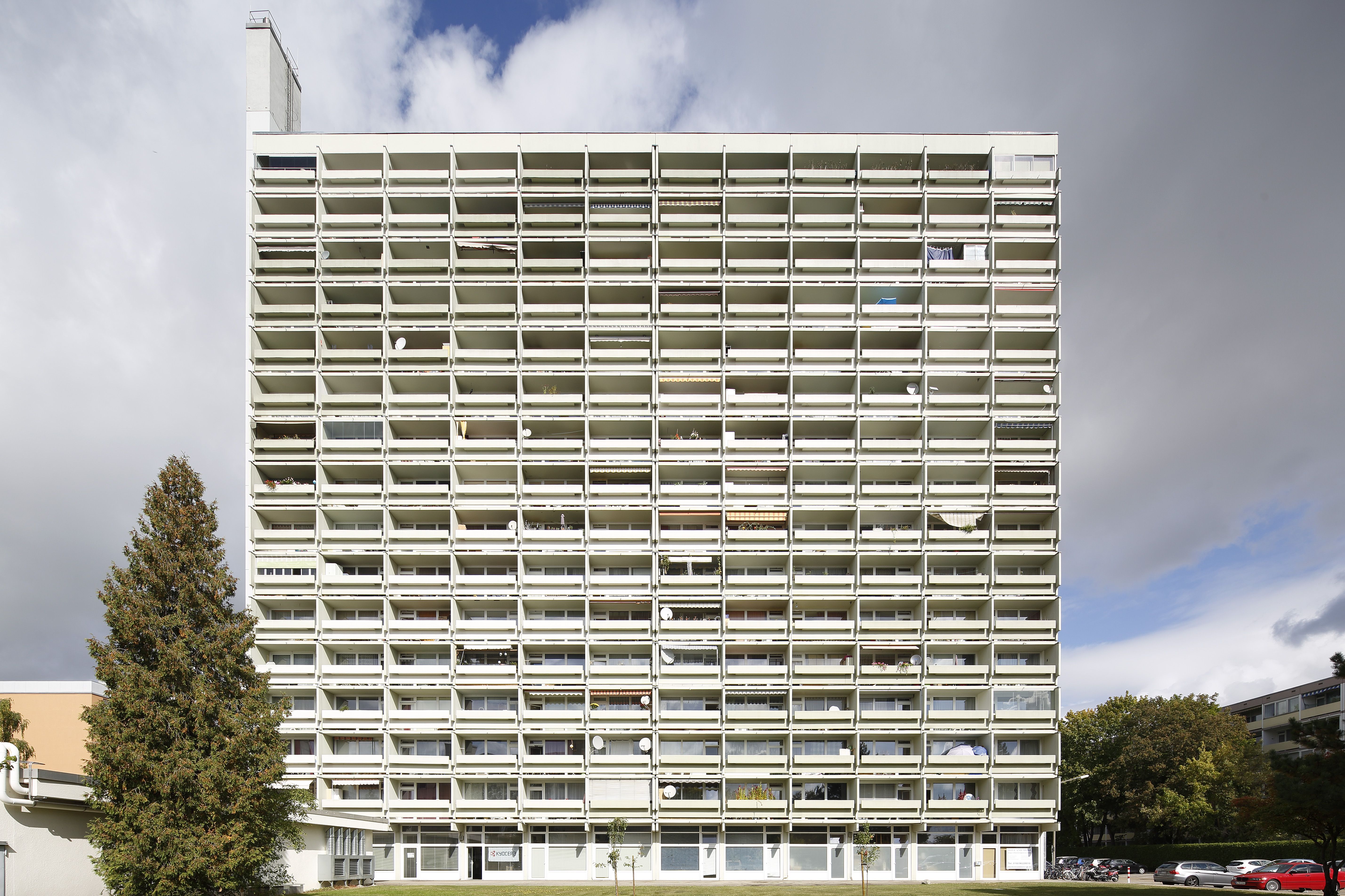Fotografie: Hochhaus in der Isarstraße