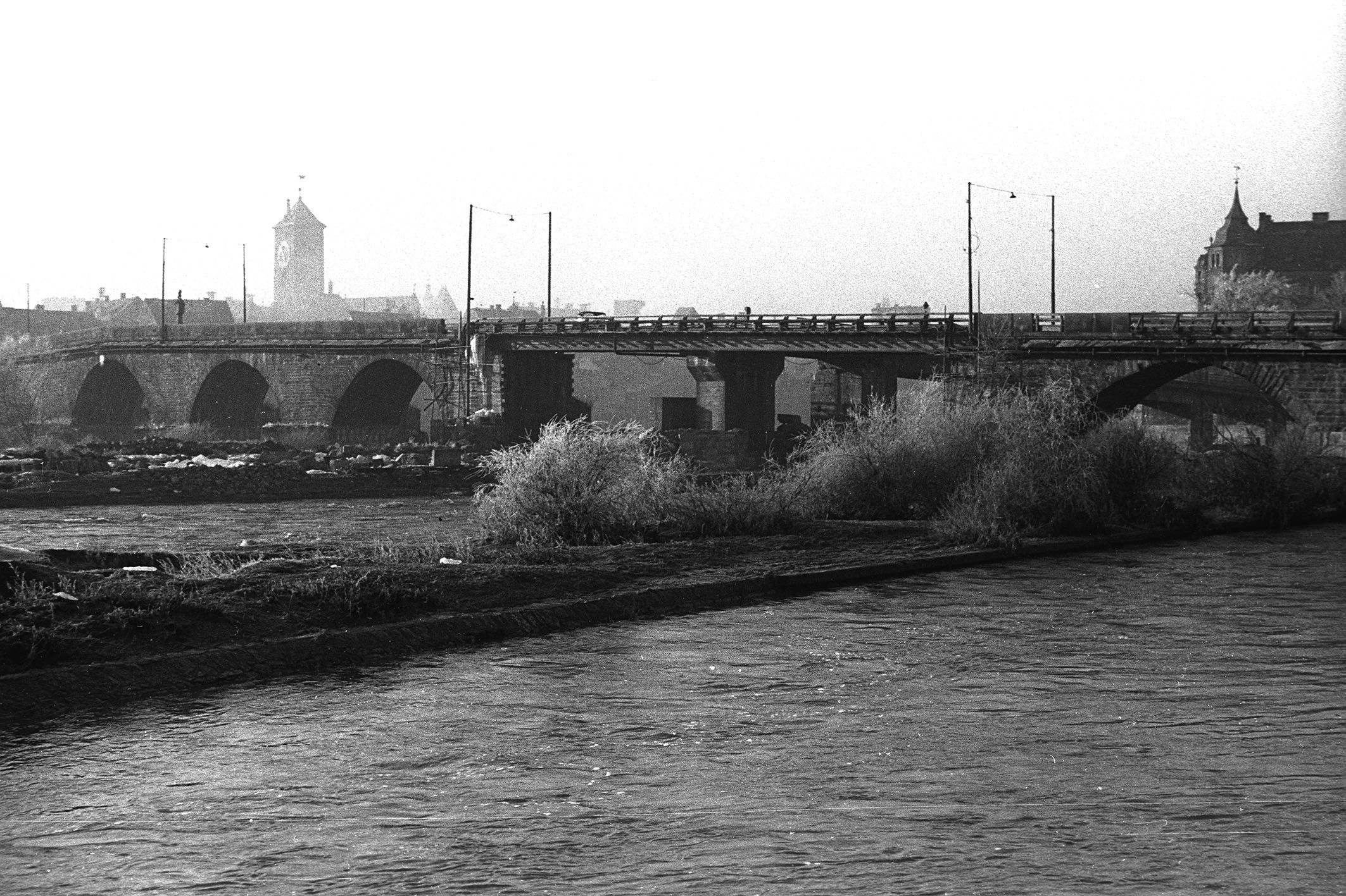 Behelfsbrücke der Steinerne Brücke2