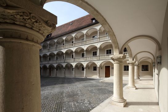 Fotografie: Innenhof des Thon-Dittmer-Palais (C) Bilddokumentation Stadt Regensburg