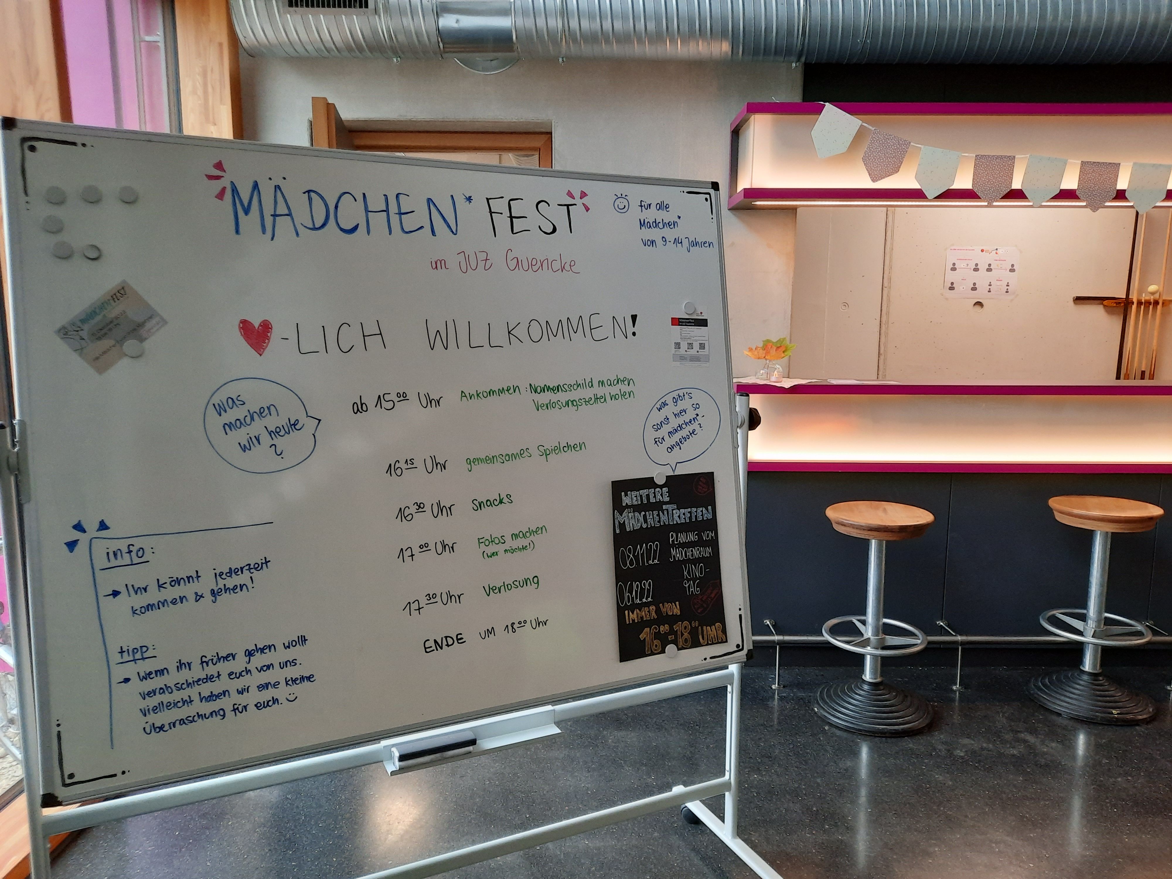 Programm des Mädchenfestes 