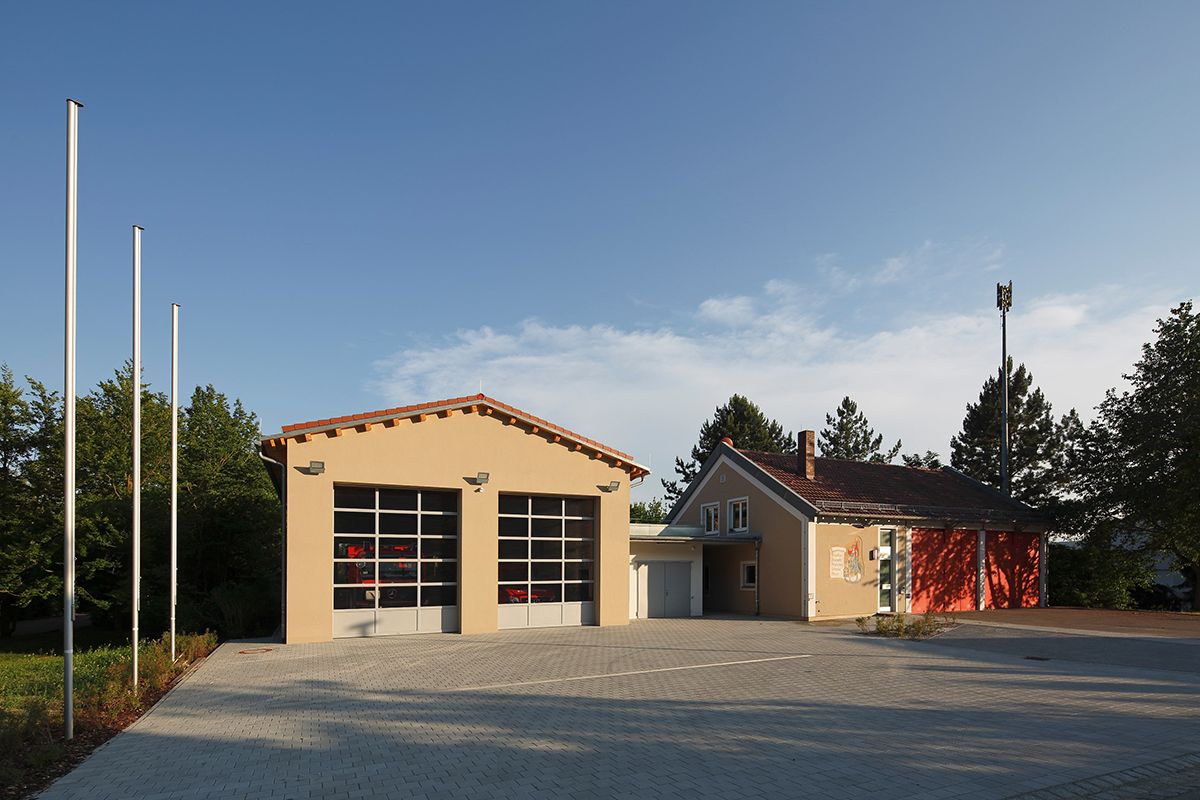 Feuerwehrgerätehaus Winzer - Ansicht Nordwest