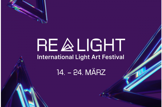 Grafik – Sujet des internationalen Lichtfestivals RELIGHT