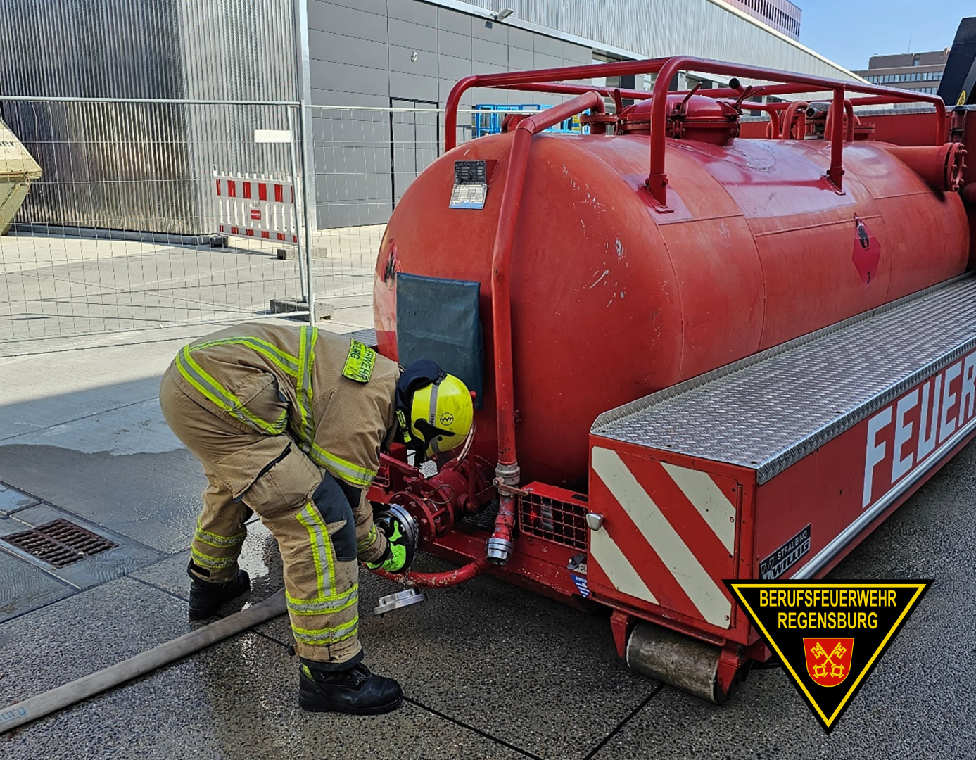 Maschinist bei der Arbeit